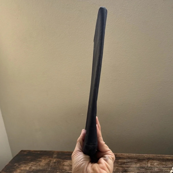 Vintage black kisslock clutch purse lined by HL USA - Picture 5 of 10